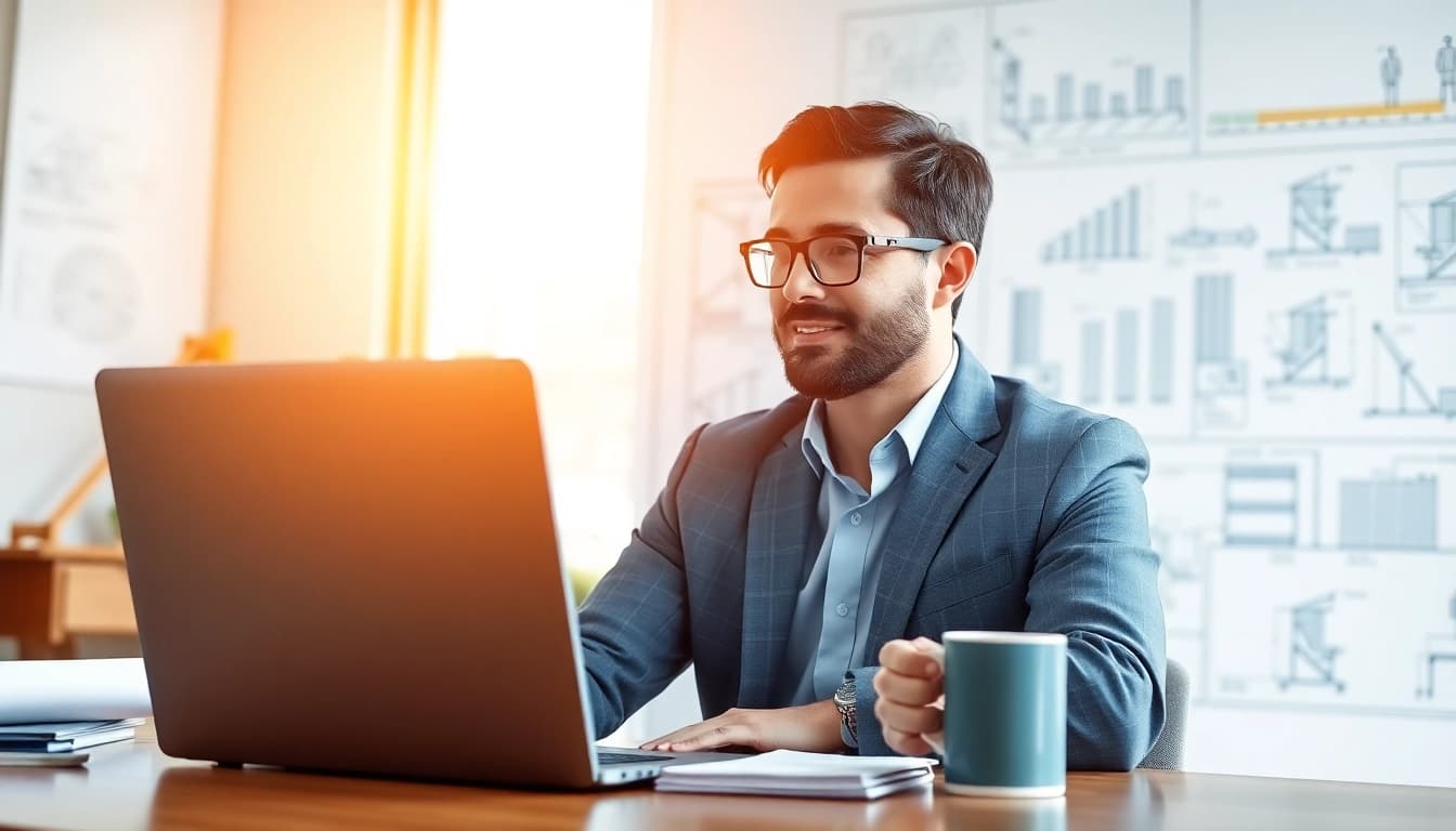 Headhunter Ingenieure beraten kompetent Ingenieure in einem modernen Büro.