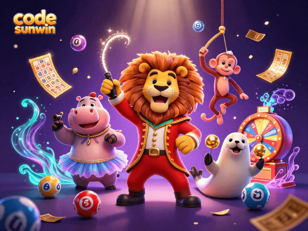 Spin the code sunwin for exciting winning moments in a vibrant 3D casino scene.