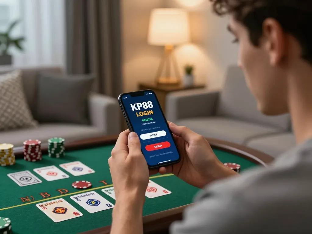 Engage in KP88 LOGIN while enjoying live dealer blackjack on a smartphone.