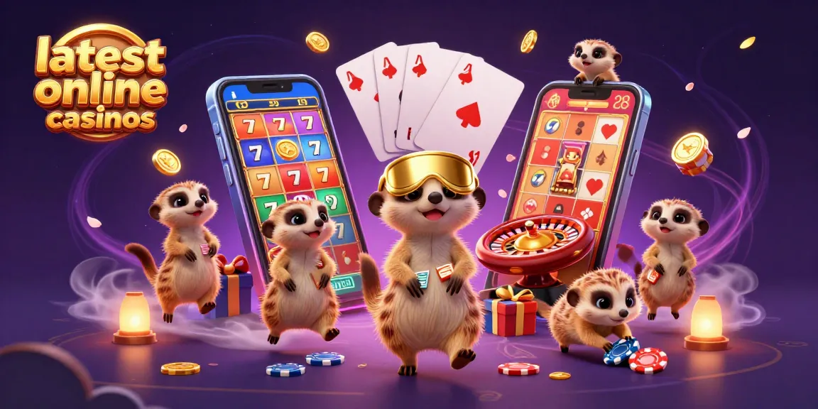 Experience the latest online casinos with meerkats operating a vibrant casino scene filled with excitement.