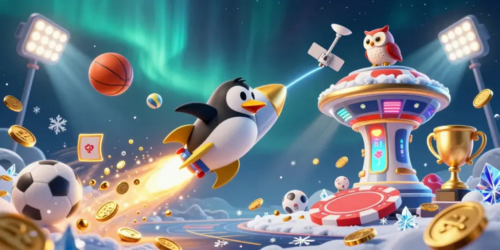 Experience exciting winnings at lode88v2 with this vibrant 3D casino adventure illustration.