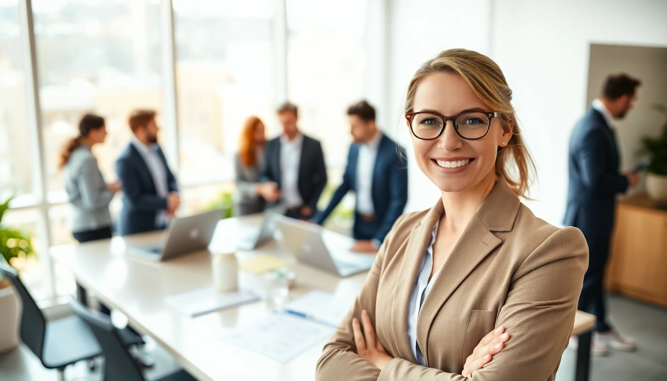 Headhunter Ingenieure in einem modernen Büro, während einer Recruitingsession.