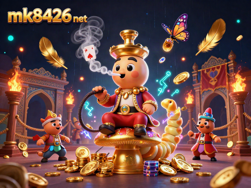 Experience exciting gameplay with mk8426 net in a vibrant 3D casino scene filled with sparkling elements and action