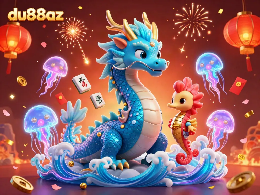 Experience du88az's exciting gaming atmosphere with our vibrant fantasy-themed illustration.
